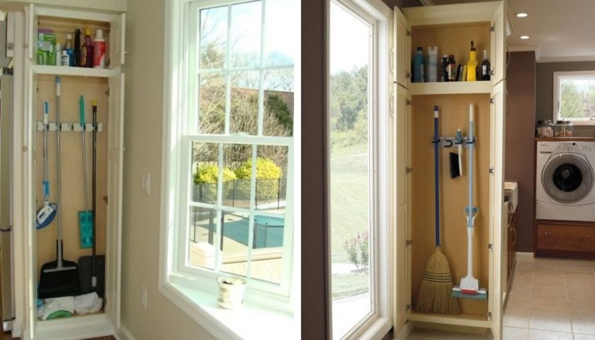 How to Hide Brooms and Mops 4 Different Places & Ways