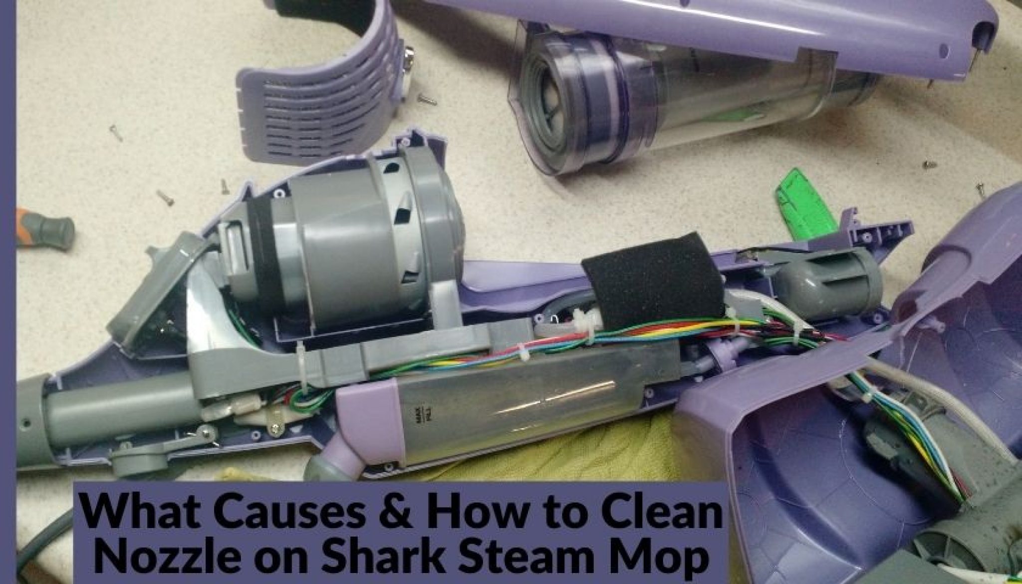 What Causes & How to Clean Nozzle on Shark Steam Mop