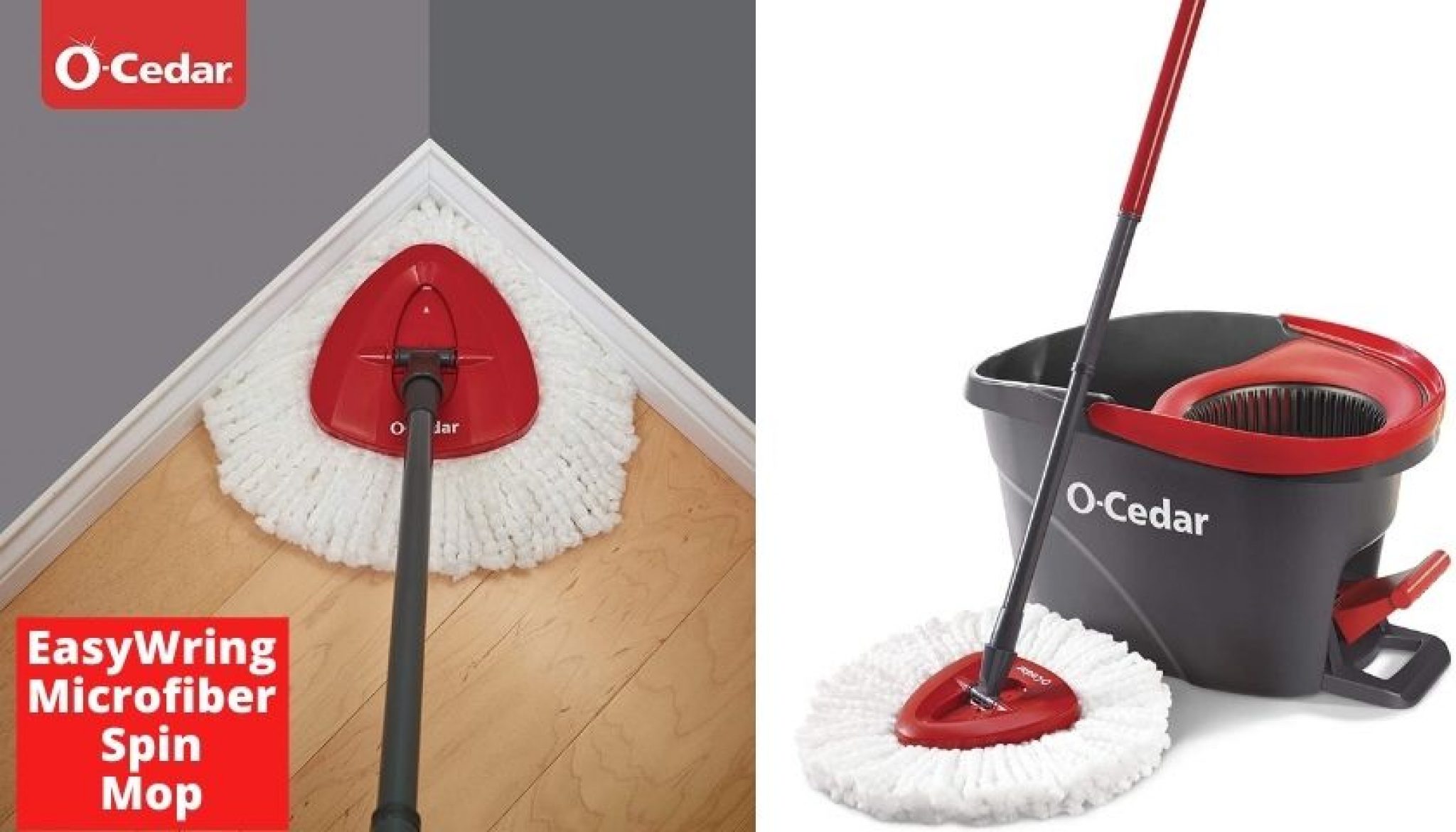 OCedar EasyWring Microfiber Spin Mop review The Best One