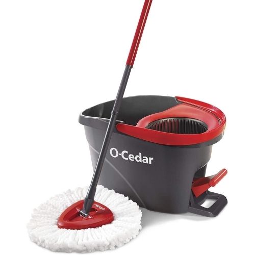 O-Cedar EasyWring Microfiber Spin Mop bucket