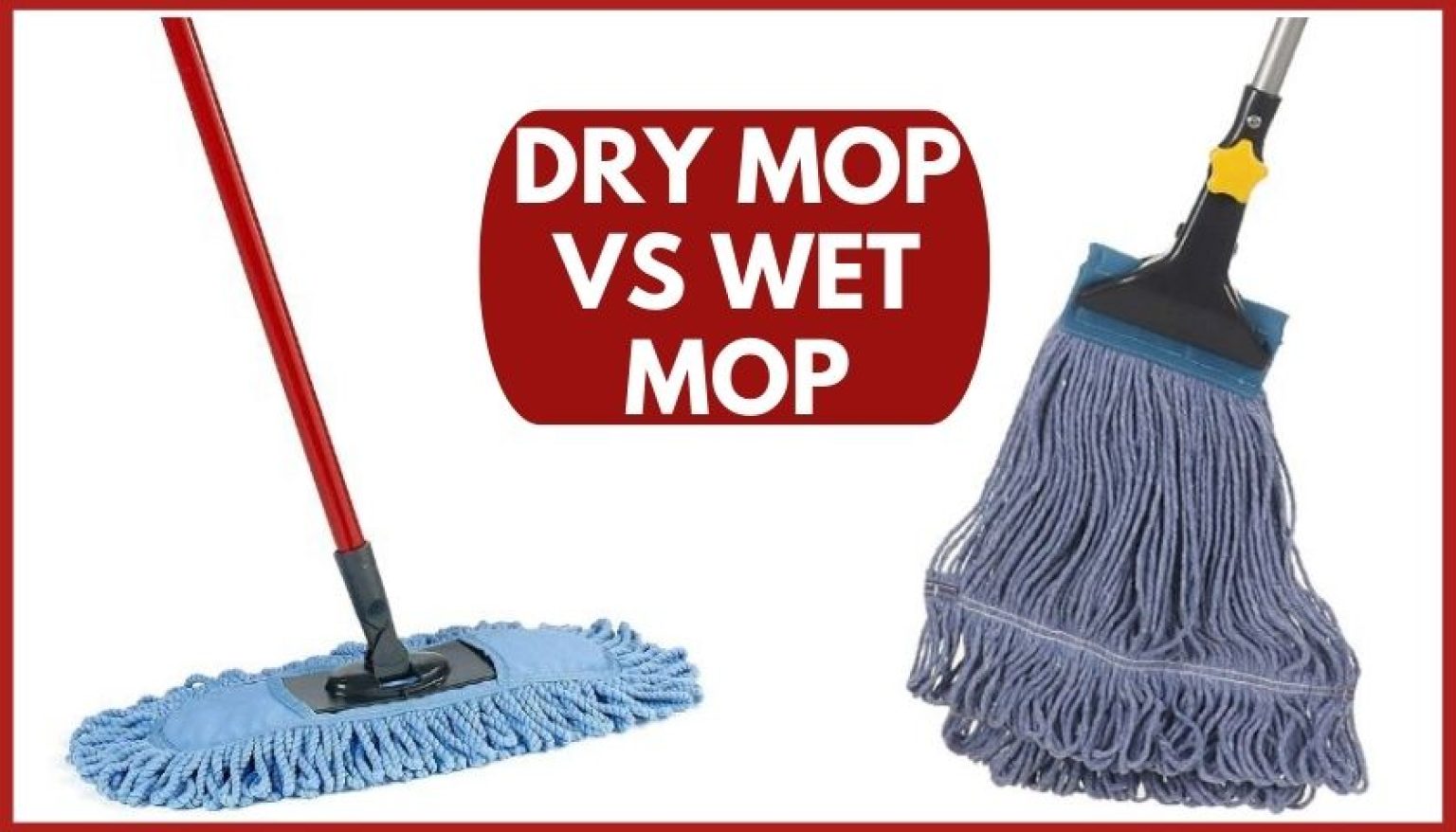 Dry Mop VS Wet Mop Mops Review