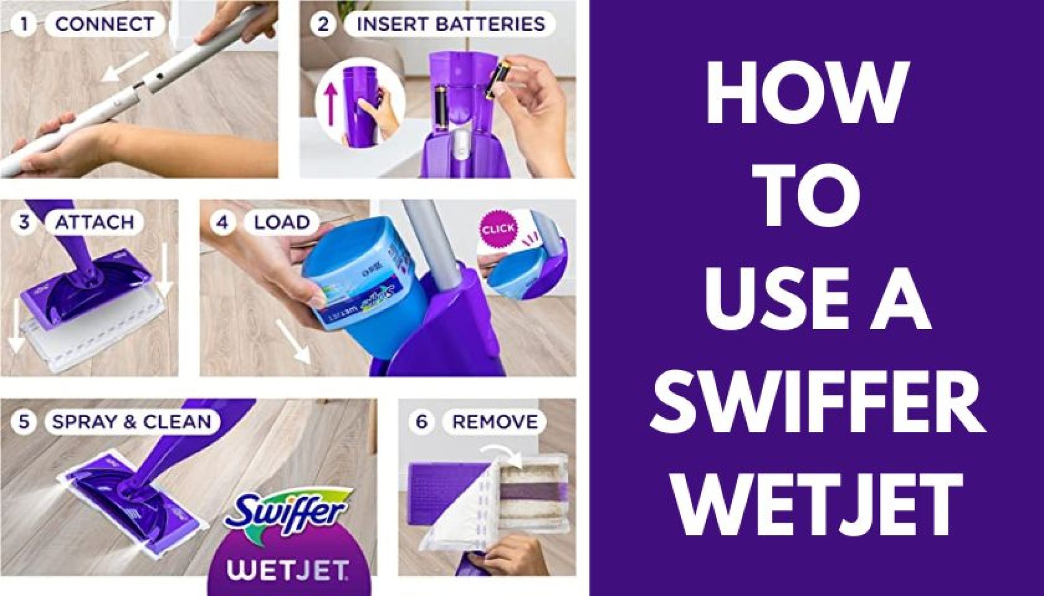 How to Use a Swiffer WetJet Mops Review