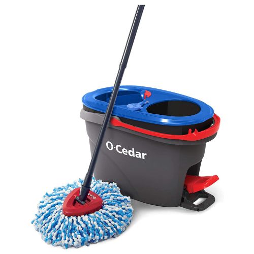 O-Cedar EasyWring RinseClean Microfiber Spin Mop & Bucket